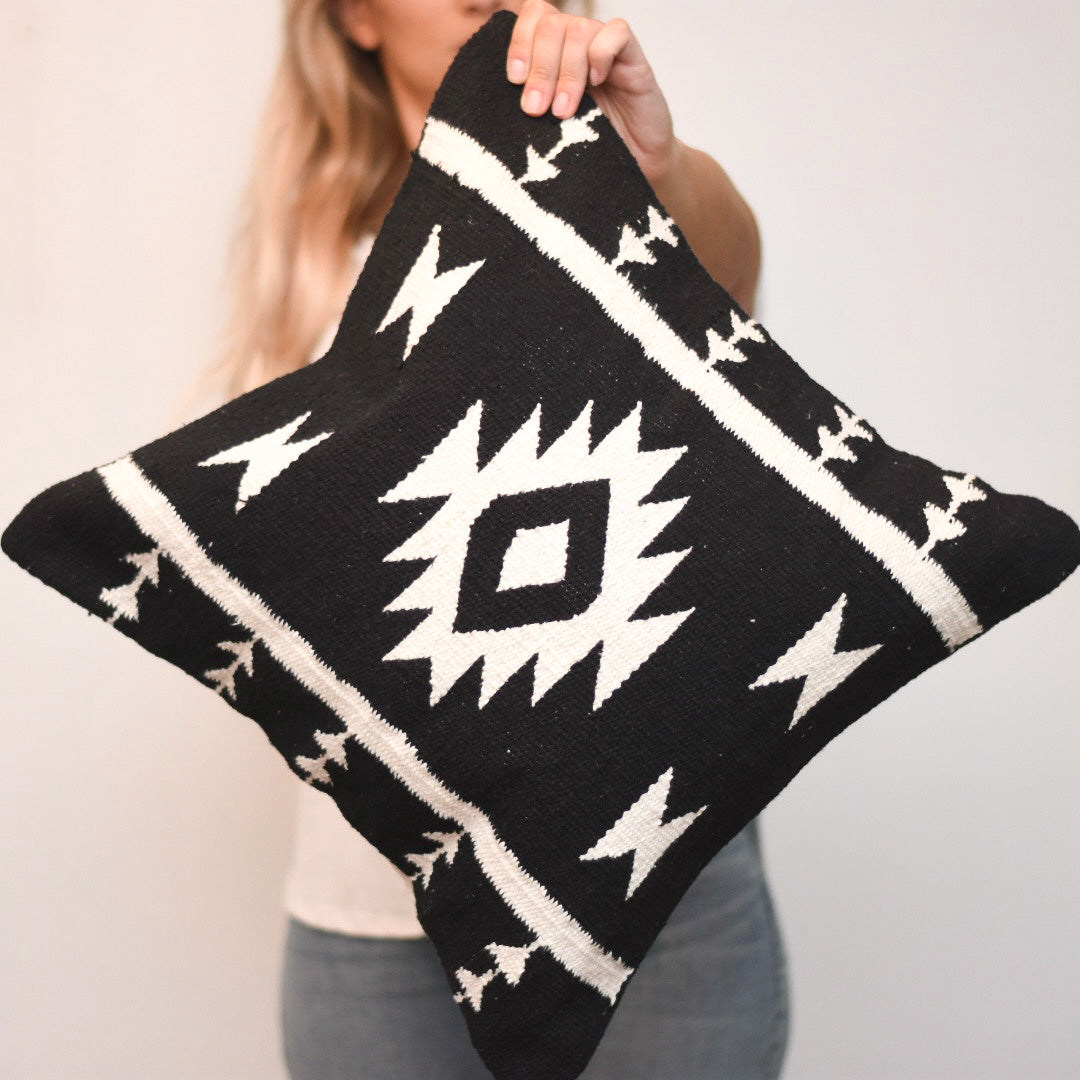 Black & White Pillow Cover, Tuscon