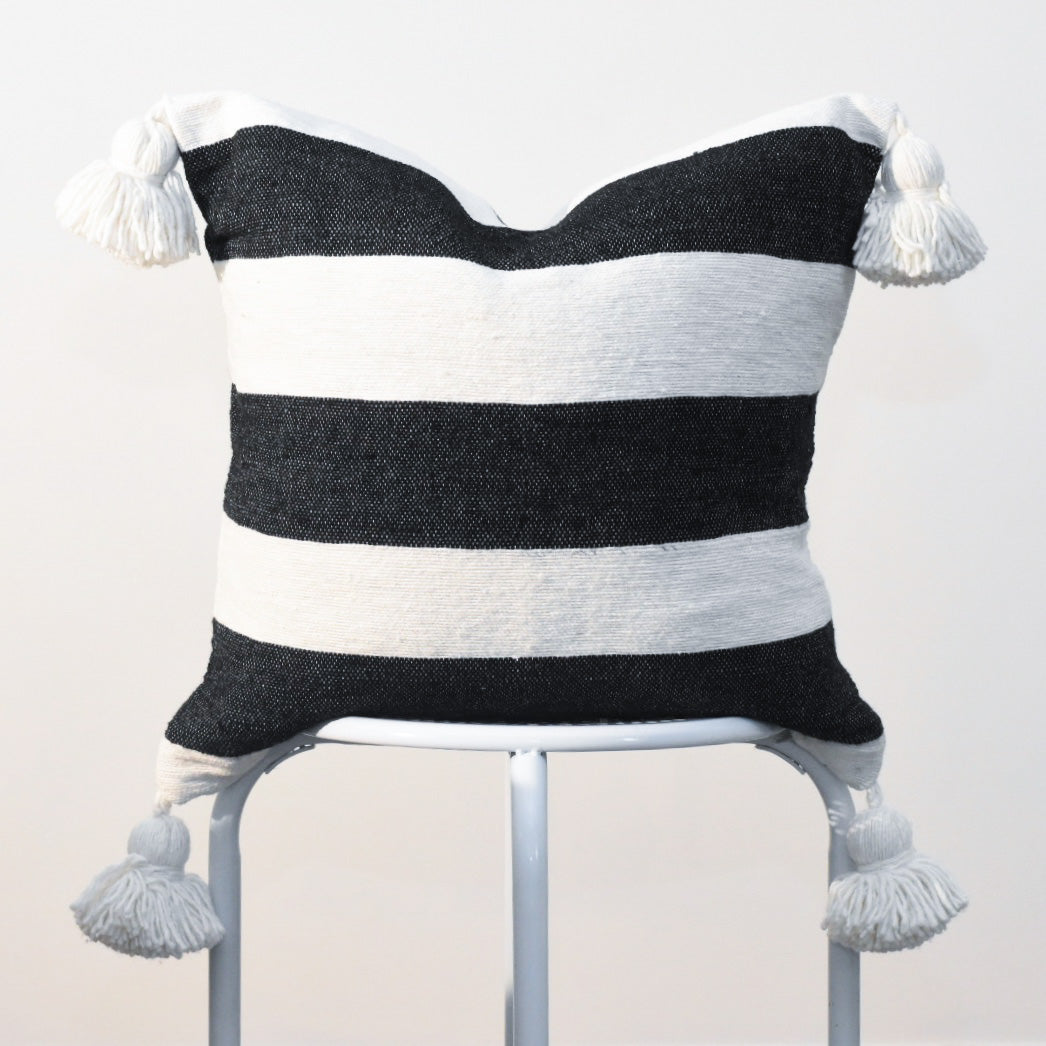Moroccan Pom Pom Pillow Cover, Agadir